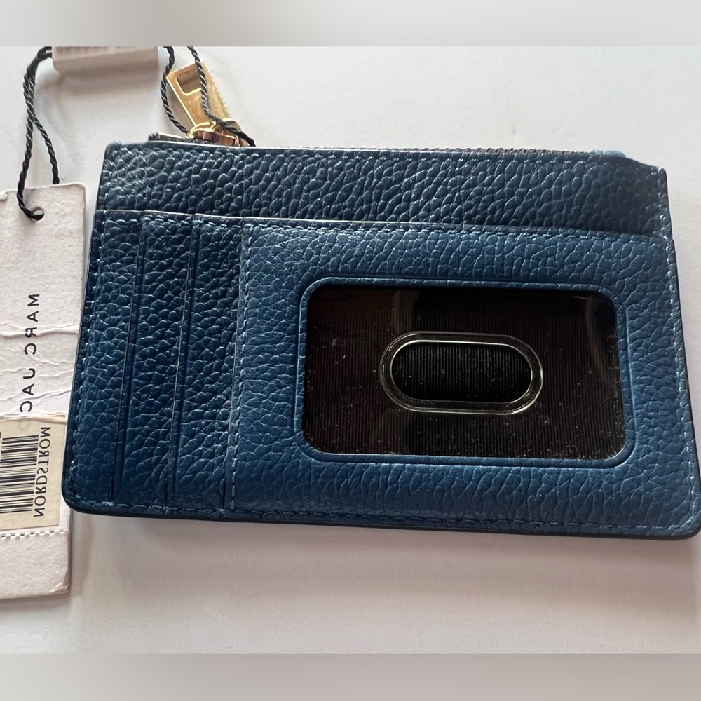 Marc Jacob Simple top zipper leather wallet
